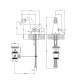Photo Mixer for bidet Gessi Cono 45007#299 black matte