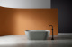 Photo Artificial stone bath Abber Frankfurt 170x75 AM9941MLG light gray matte