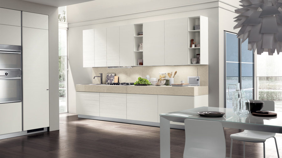 Photo Scavolini Liberamente Kitchen 398 by 215 cm