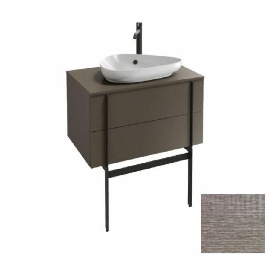 Photo Bathroom under the sink 80 cm Jacob Delafon Nouvelle Vague EB3039-E16 walnut tree