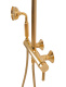 Photo Shower stand Cezares Olimp OLIMP-CD-03/24-L gold