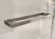Photo Roca Acropolis door left with side panel 140h70 ZRU9307882 glossy chrome, glass transparent
