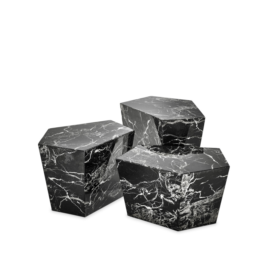 Photo Set of three Prudential coffee tables