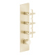 Photo Gessi Inciso shower mixer 58226 #246 gold