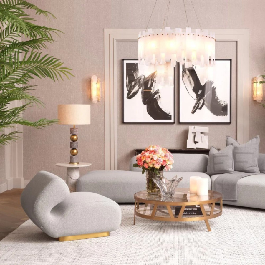 Photo Sansome chair (gray-beige)