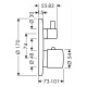 Photo Thermostat for shower Axor Uno 38700820 grinded nickel