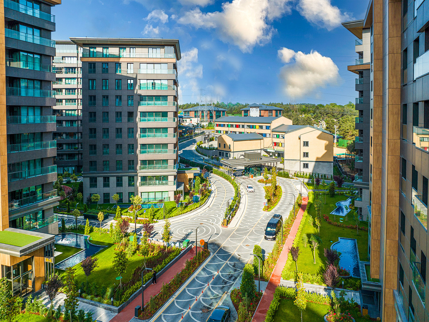 Elite residential complex in a quiet area