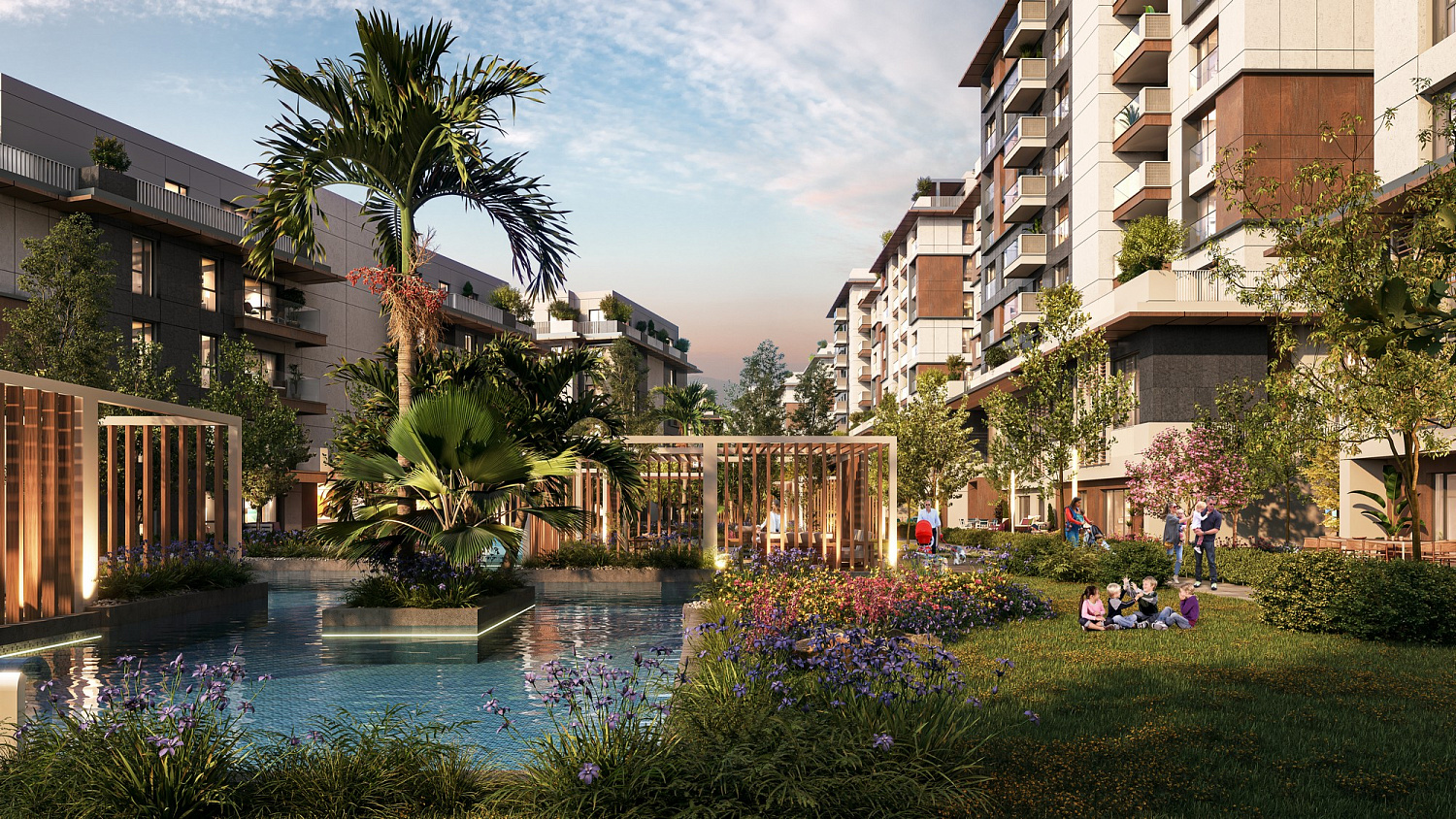 Elite residential complex in a quiet area