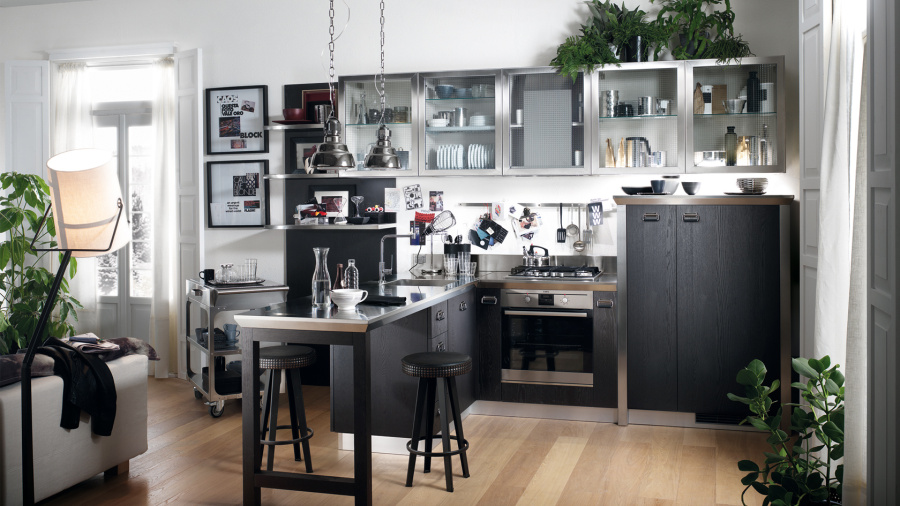 Photo Scavolini Diesel kitchen straight 390cm