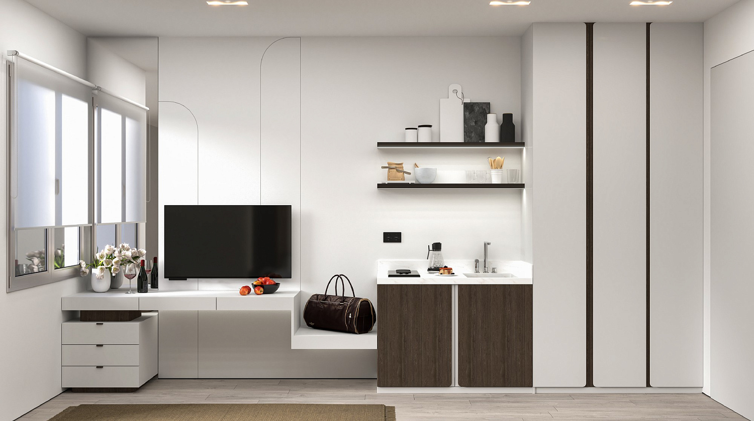 Apartments with the possibility of renting out on Airbnb (service model)