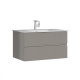 Photo Orka Moonlight sink cabinet 90 5001502 Beige matte/white