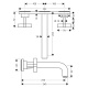 Photo Axor Citterio 39144340 grinding black chrome sink mixer