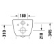 Photo Duravit Architec Rimless 45720900A1 with a microlift seat