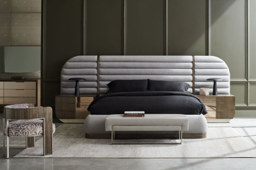 Photo La Moda bed with panels (Queen Size)