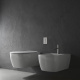 Photo Antonio Lupi Komodo KOMODO1 suspended toilet with white seat cover