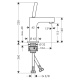 Photo Axor Citterio 39018000 sink mixer