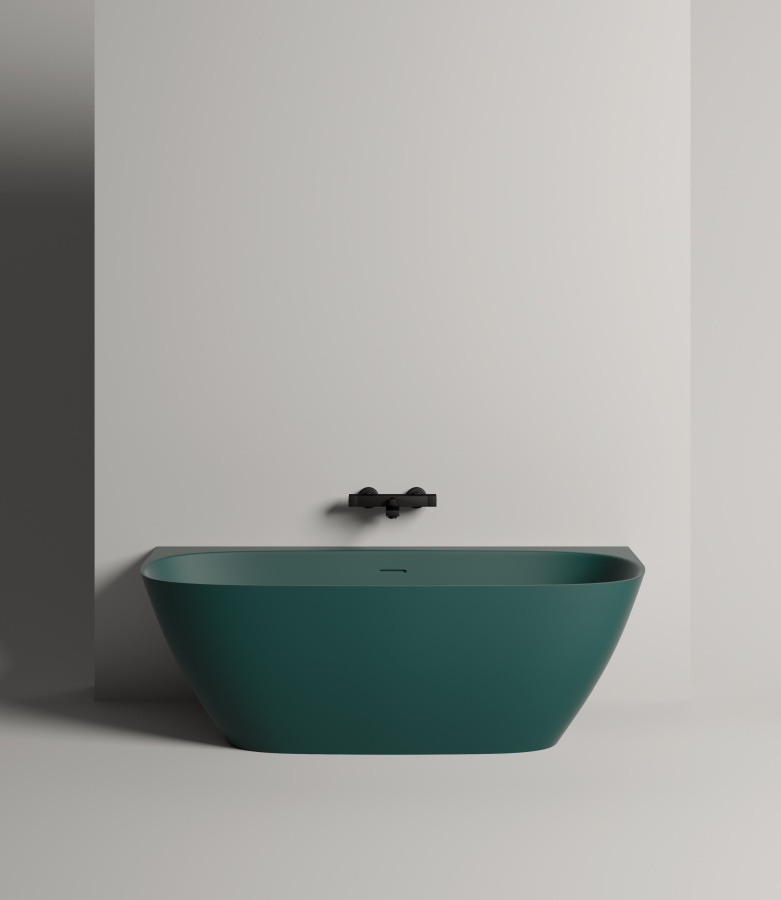Photo Bath of artificial stone Salini Sofia 170x80 102512GF painting by RAL completely