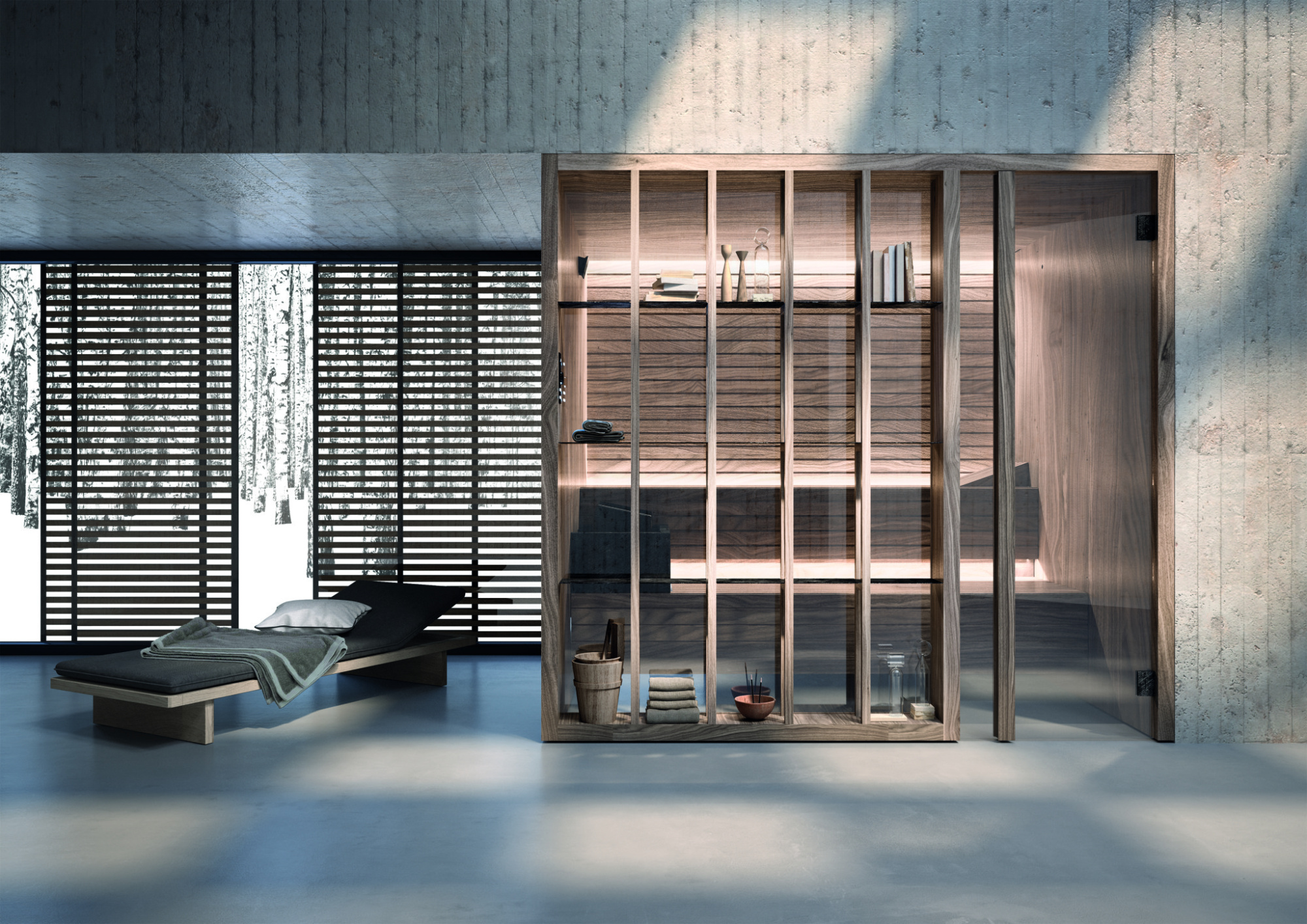 Photo Bio sauna Effe Yoku.S 105 BI 70 10 0006 left side