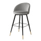 Photo A set of two Roche bar chairs (light grey)