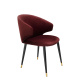 Photo Volante dining chair (burgundy, with armrests)