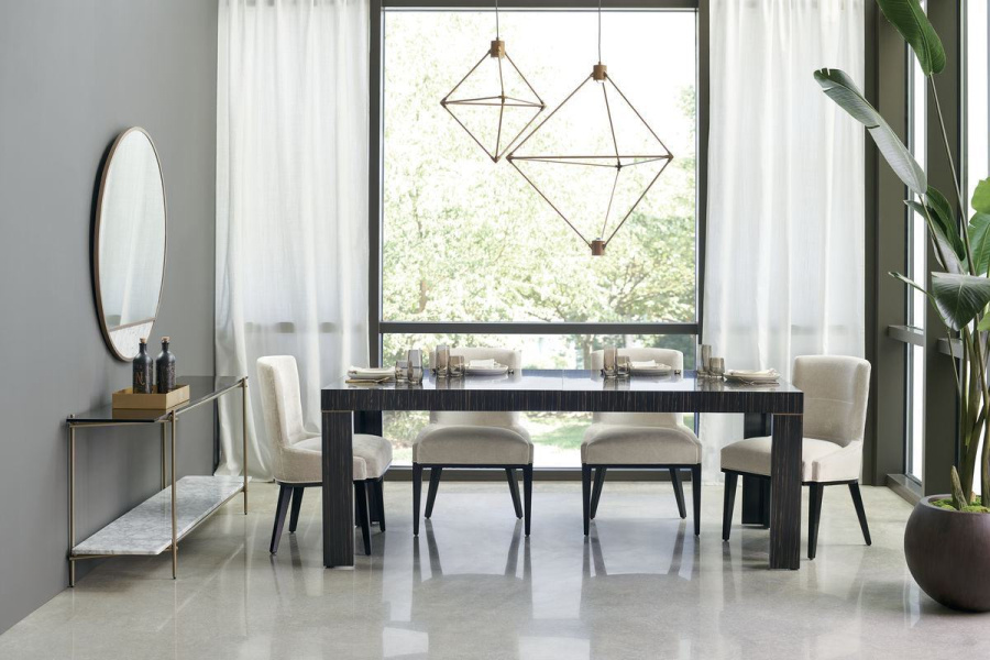 Photo EDGE sliding dining table