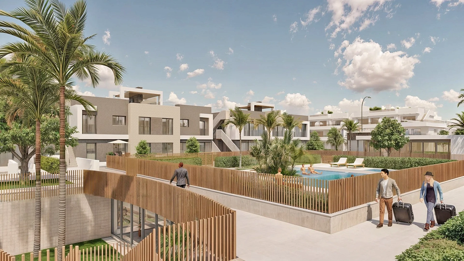 Apartment by the sea in a residential complex in Pilar de la Horadada