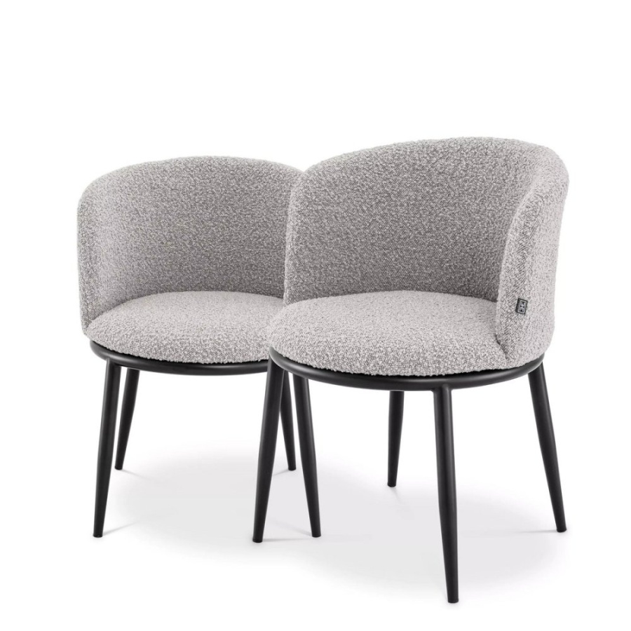 Photo A set of two Filmore dining chairs (grey)