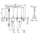 Photo Bath mixer Fantini AK/25 48 P5 T067 steel