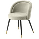 Photo A set of two Chloé dining chairs (beige)