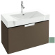 Photo Bathroom under the sink 80 cm Jacob Delafon Reve EB1131-G95 olive shiny