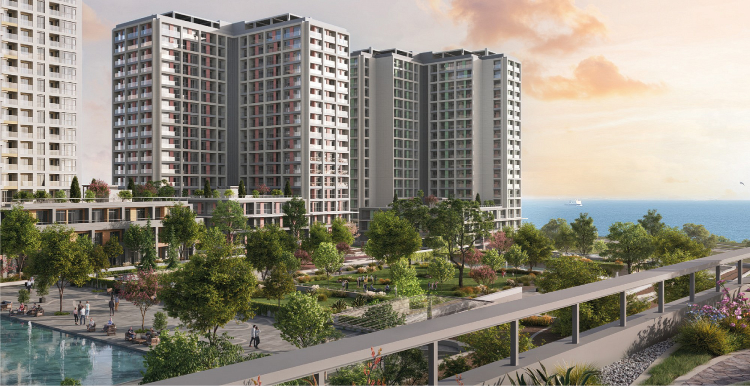 Residential project by the sea with a variety of housing formats
