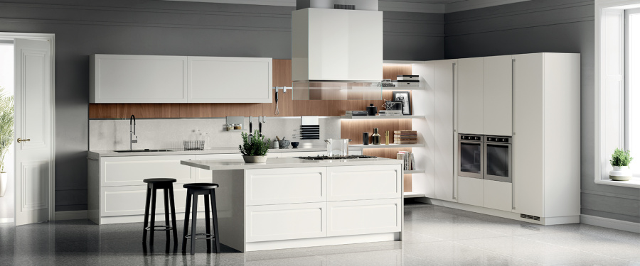 Photo Scavolini Carattere kitchen straight 360cm