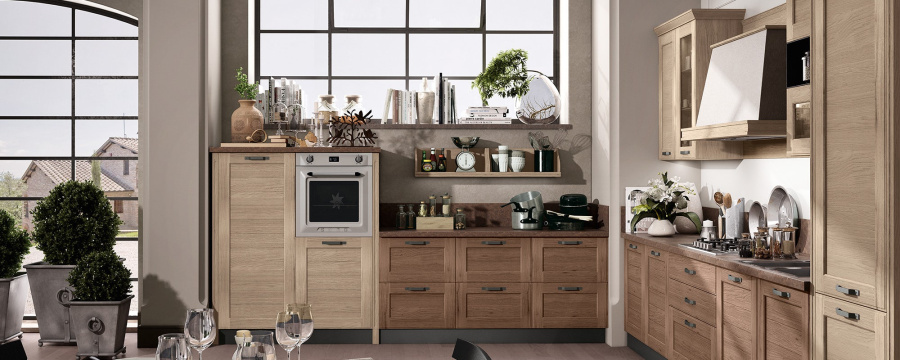 Photo Stosa York kitchen angular 345 by 225cm