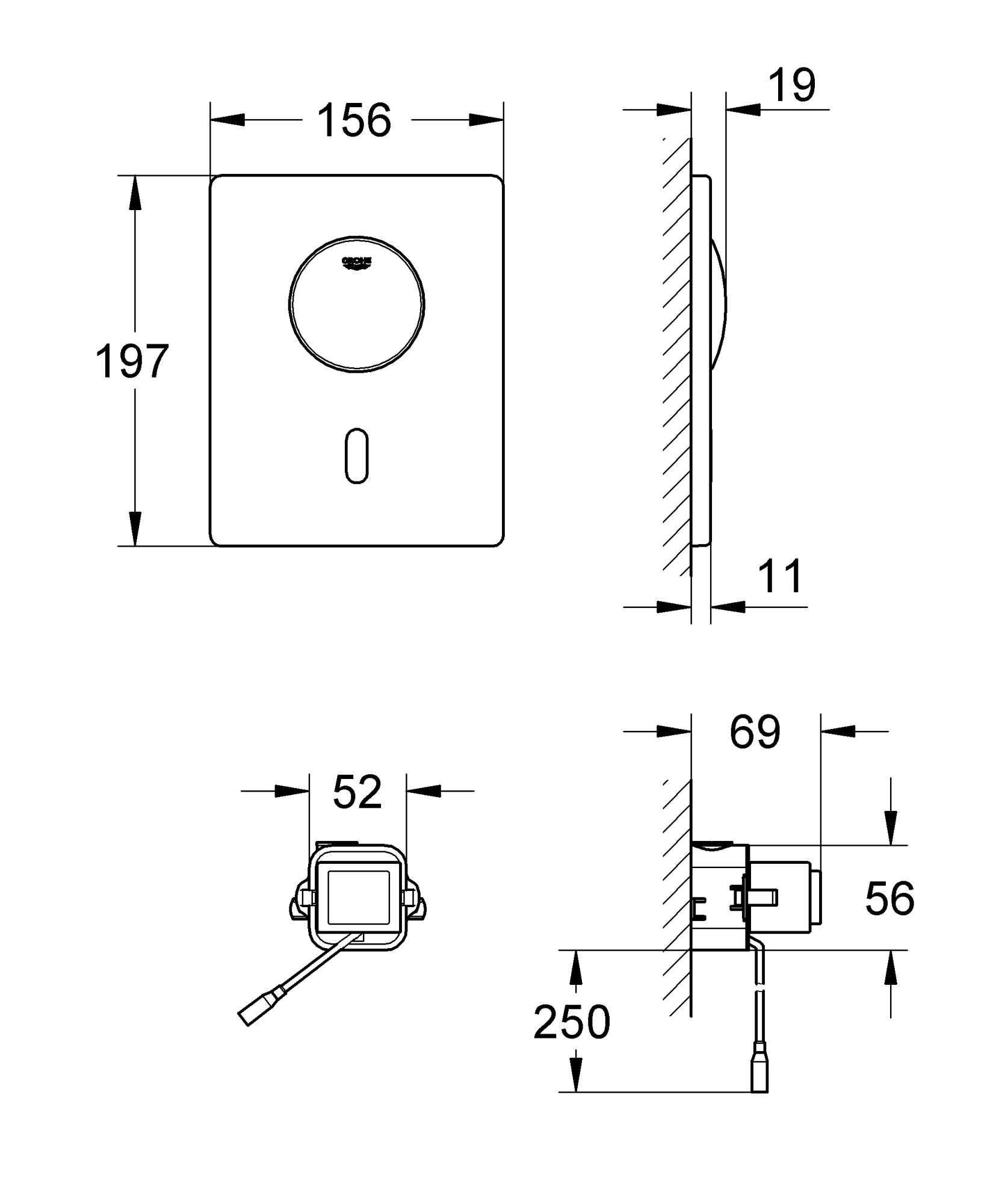 Photo Grohe Tectron Skate 37419000