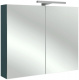 Photo Closet mirror 80x65 cm Jacob Delafon EB796RU-E70 with backlit Arlington oak