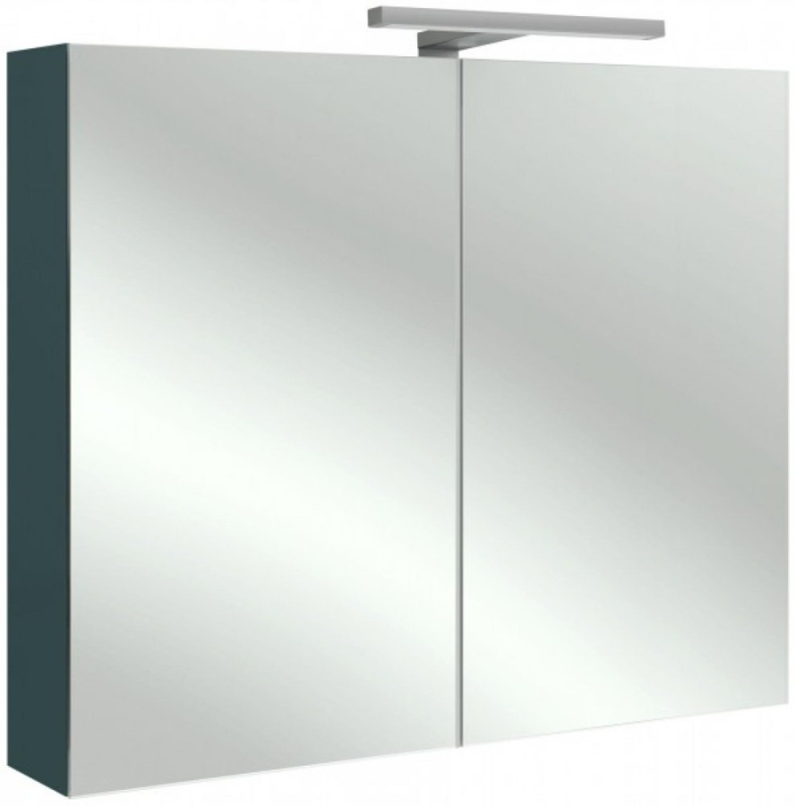 Photo Closet mirror 80x65 cm Jacob Delafon EB796RU-E70 with backlit Arlington oak