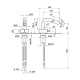 Photo Mixer for bidet Fantini AF/21 27 93 A008WF steel