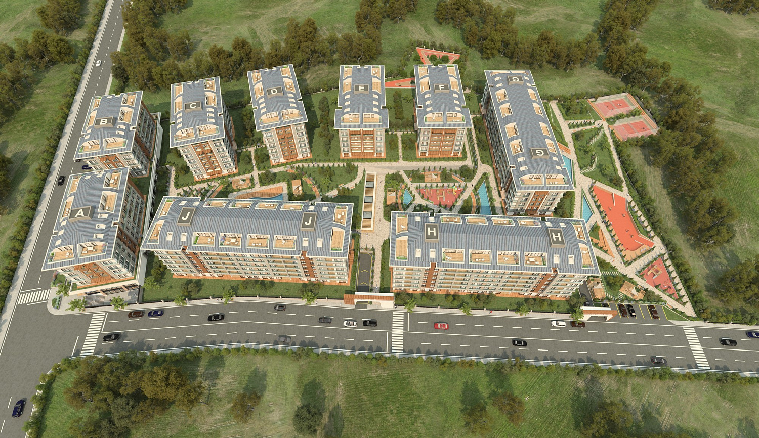 Residential complex in Zeitinburnu district
