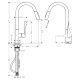 Photo Kitchen mixer Axor Citterio 39835800 stainless steel