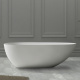 Photo Bath of artificial stone Abber Stein 170x80 AS9611-1.7 white matte