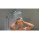 Photo shower column hansgrohe Crometta S 240 1jet Showerpipe EcoSmart 27268000 with thermostat