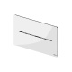 Photo flush plate Tece TECEsolid 9240452 white glossy