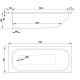 Photo Steel Bath Bette Form 170x70 2945-000ADAS