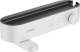 Photo Shower mixer with thermostat hansgrohe ShowerTablet Select 24340700 matte white