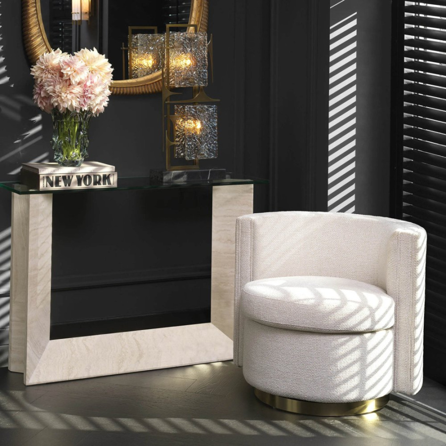 Photo Amanda rotating chair (white)