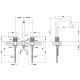 Photo Gessi sink mixer 316 54111#239 stainless steel