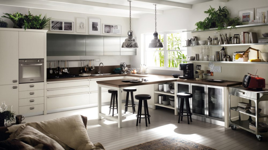 Photo Scavolini Diesel Kitchen Angular 377 by 275cm
