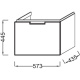Photo Bathroom under the sink 55 cm Jacob Delafon Reve EB1130-G80 brown