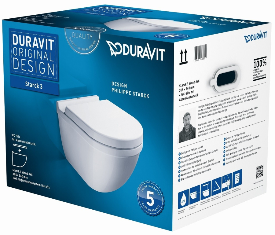 Photo Duravit Starck 3 42250900A1 (2225090000+0063890000)