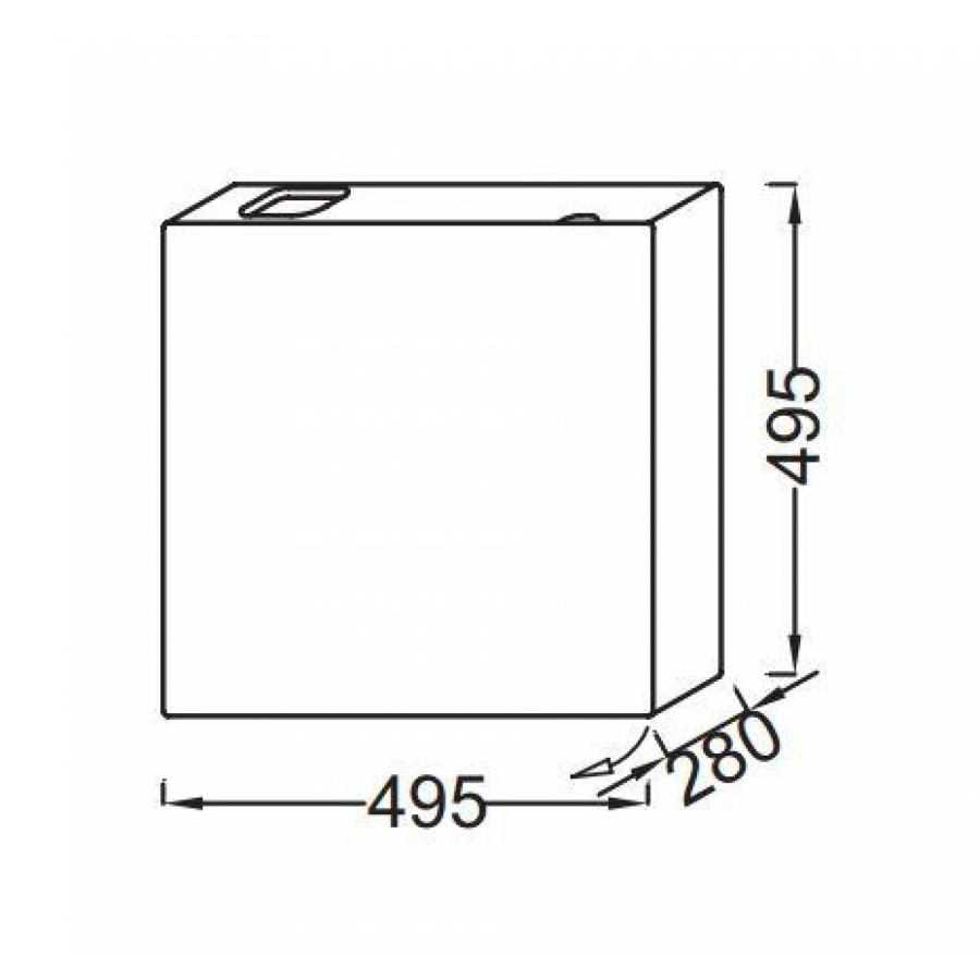 Photo Cube under the sink 50 cm Jacob Delafon Terrace EB1178-N23 ice brown polish
